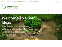Tablet Screenshot of greenideas.no